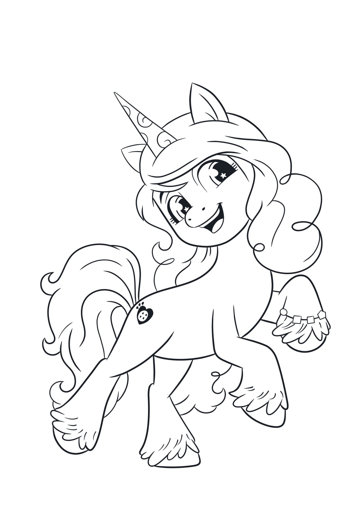 Раскраска my little Pony Санни