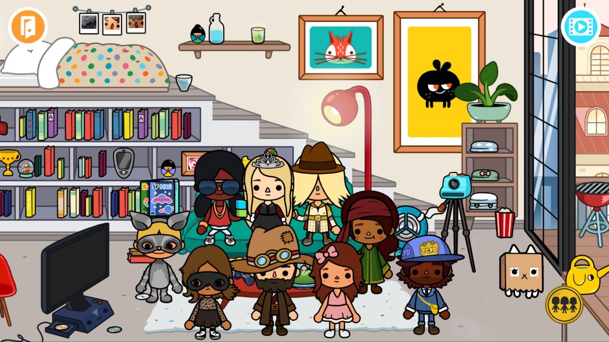 Toca boca комнаты на Хэллоуин