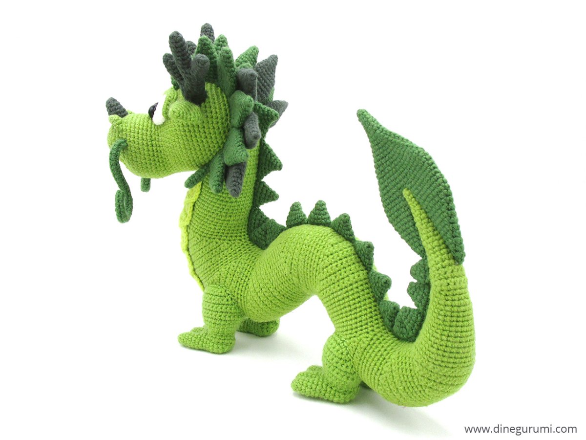 Вязаные игрушки дракон
