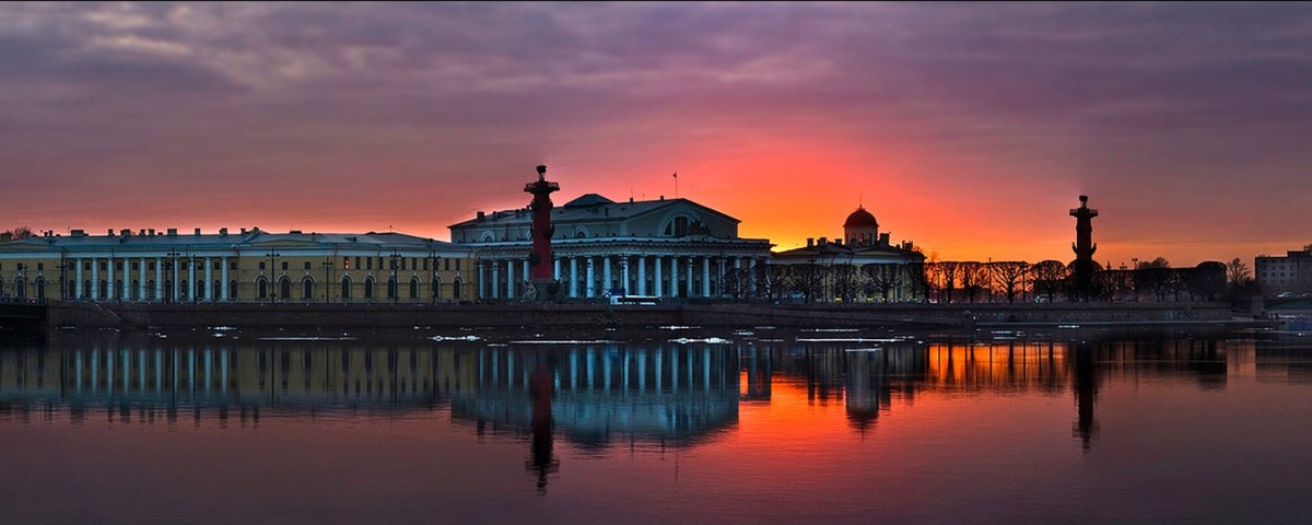 Красивая панорама Санкт-Петербурга