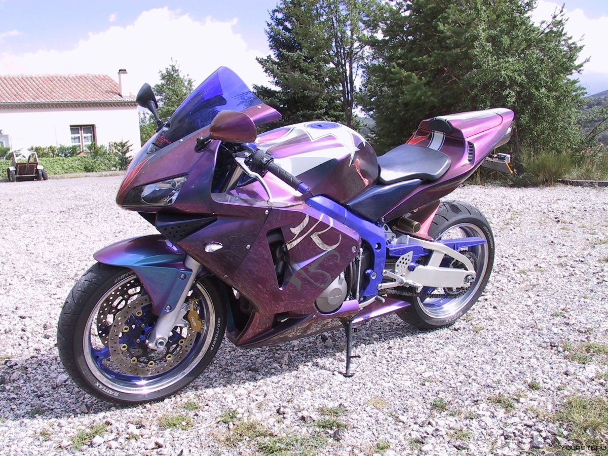 Honda cbr600rr фиолетовый