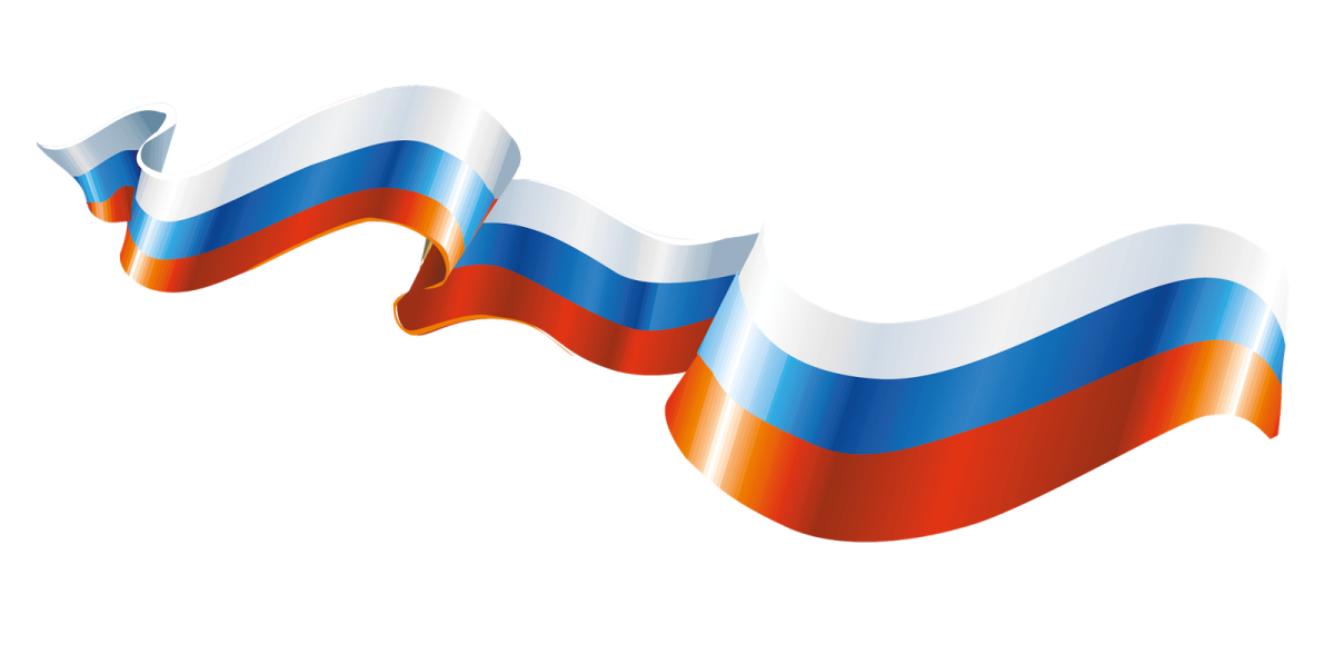 Триколор флаг России вектор