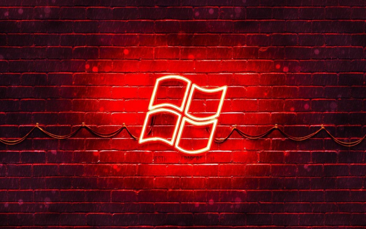 Красные Неоновые обои