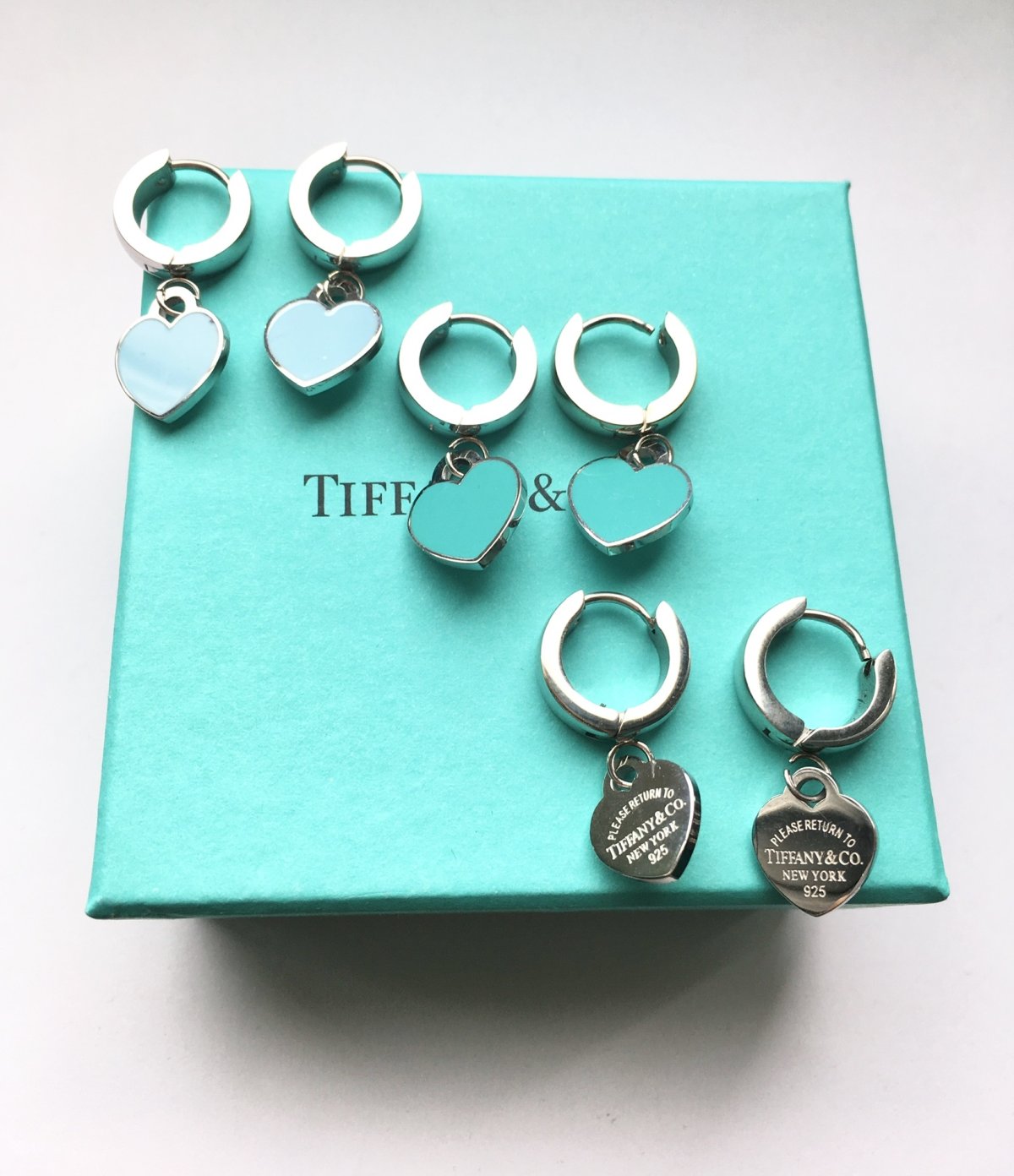 Tiffany co New York 925 серьги