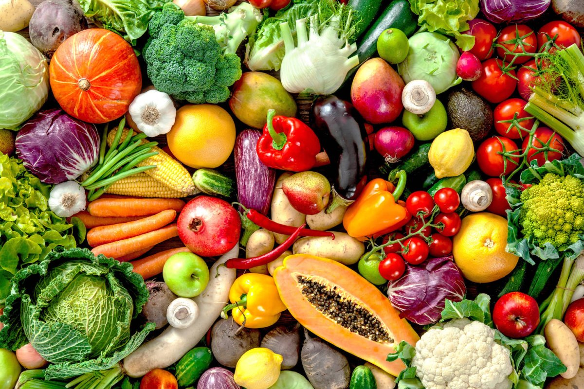 Продукты овощи фрукты