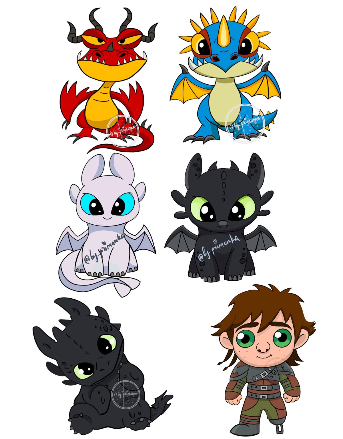 Toothless and Stormfly