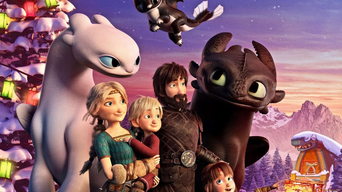 Пазл Step Puzzle Dreamworks драконы (71136), 54 дет.