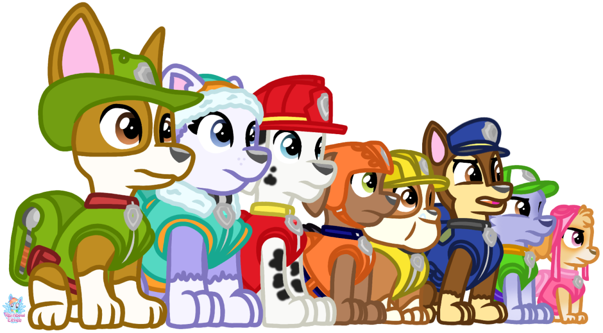 Rainbow Eevee Paw Patrol Skye