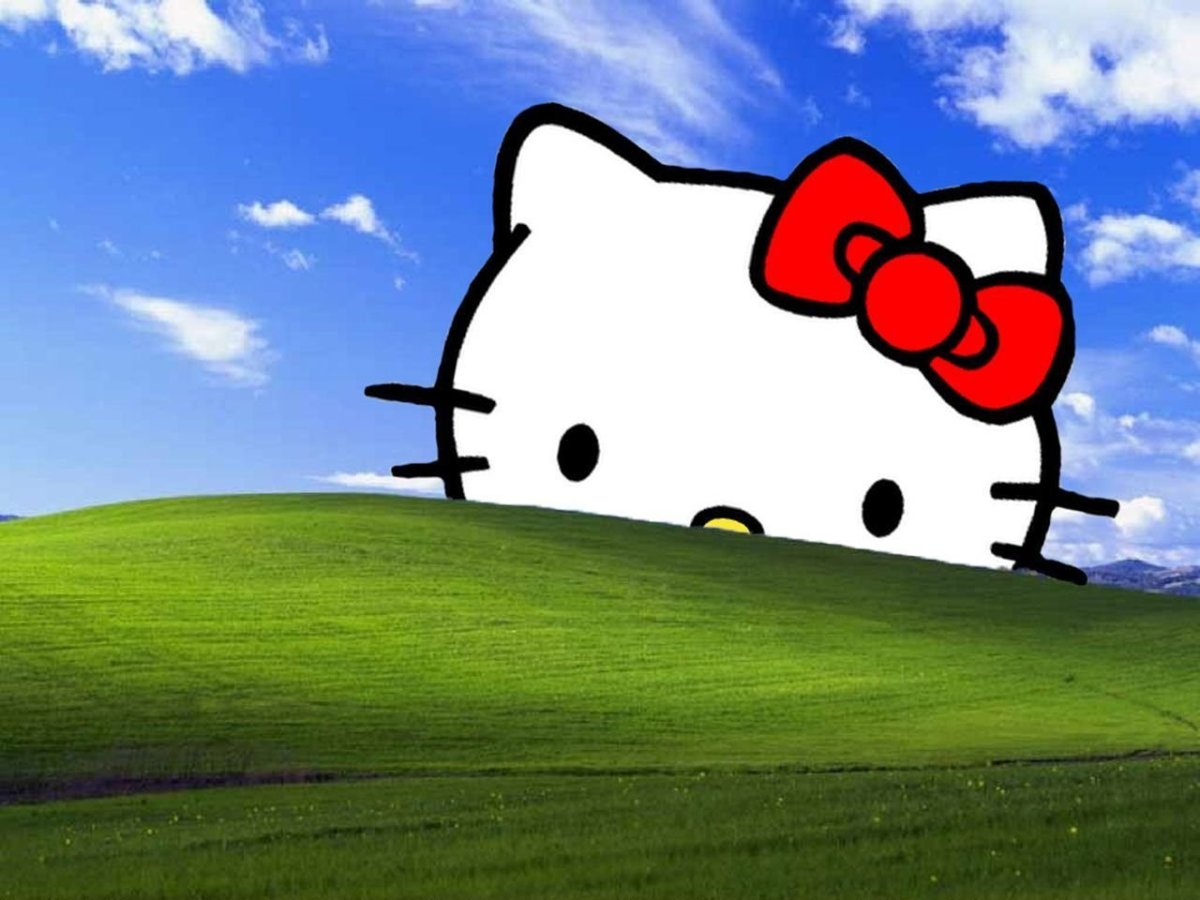 Ноутбук с Хеллоу Китти