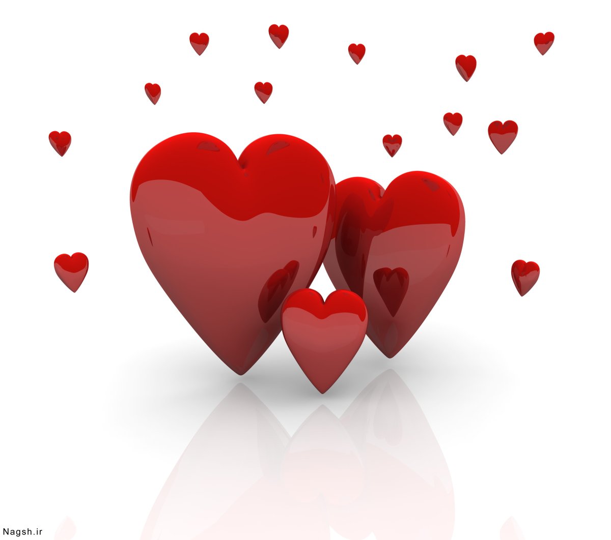 Три сердечка