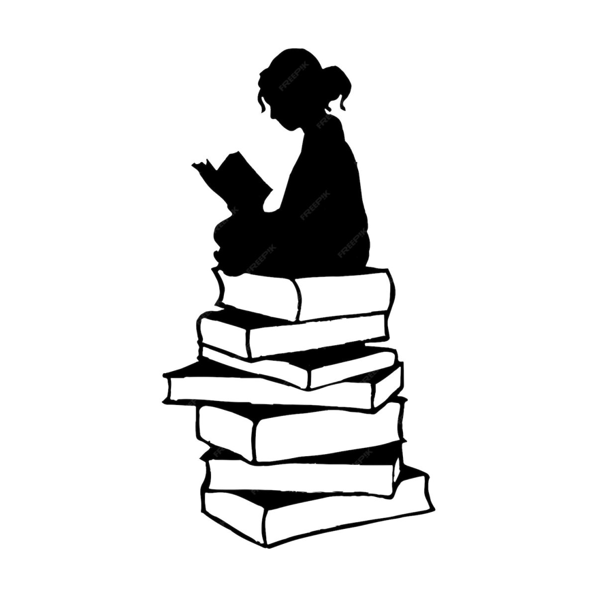 Человек с книгой без фона