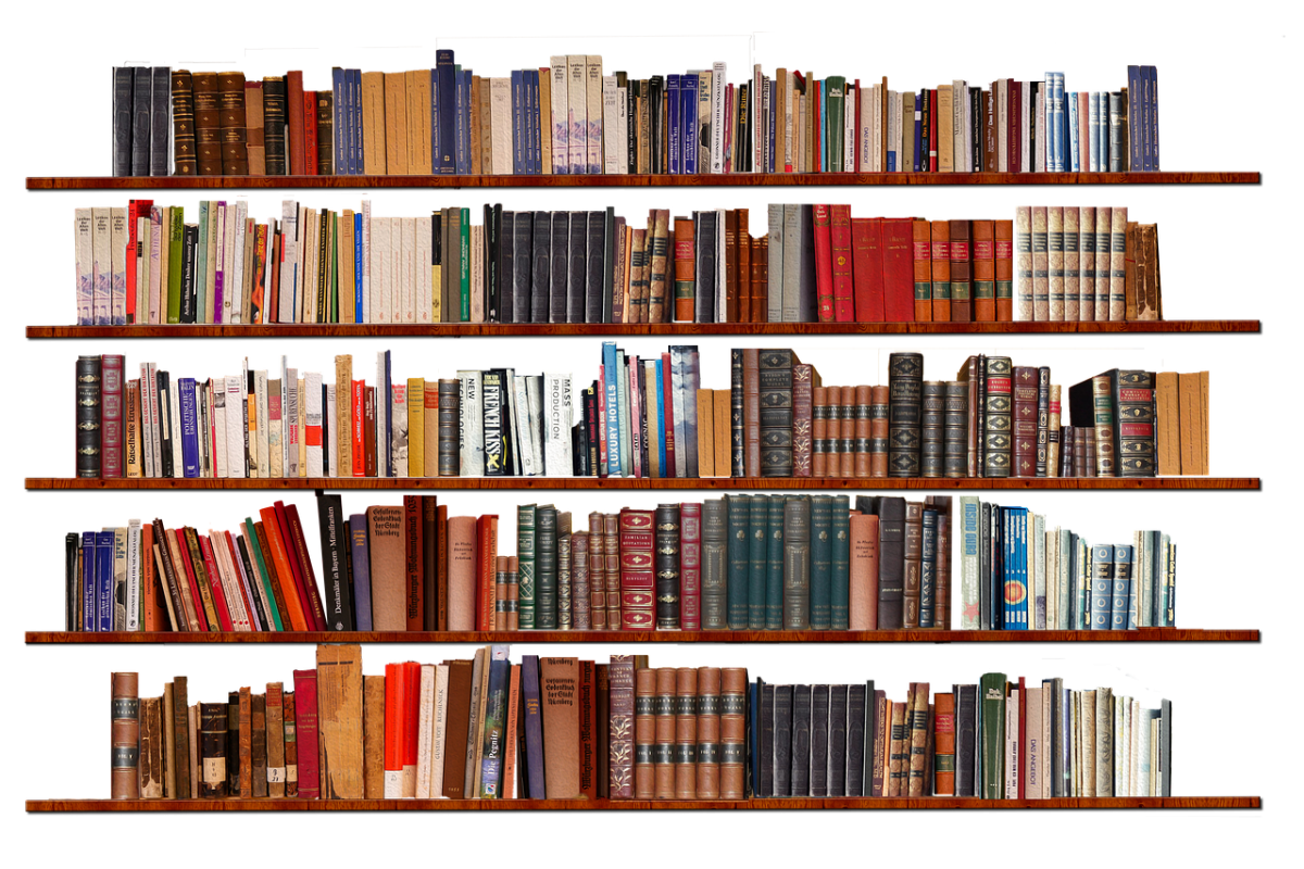 Полка с книгамикнигами