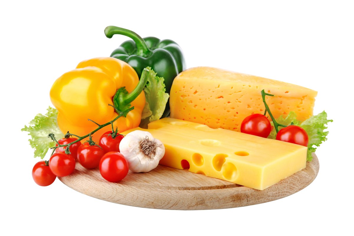 Фон с овощами и мясом на прозрачном фоне