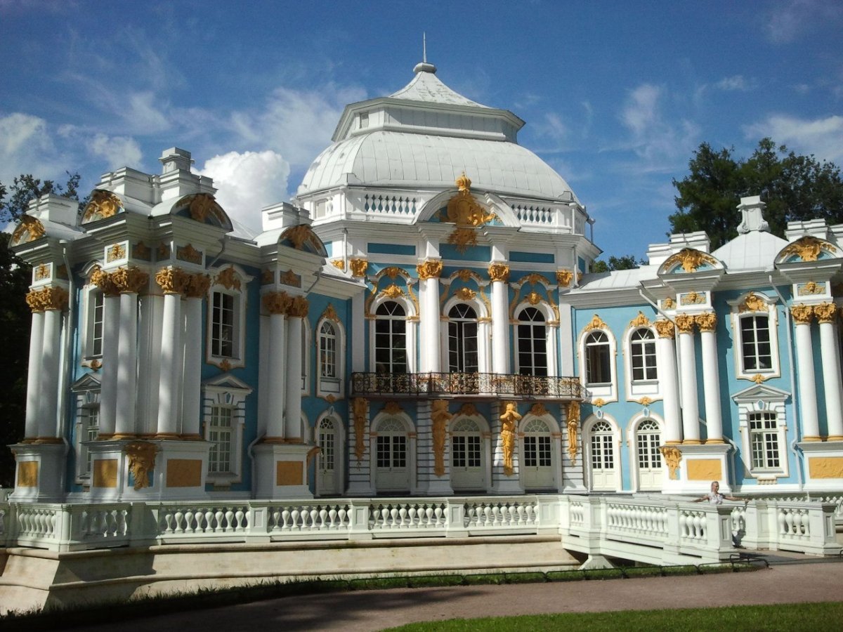Франческо Растрелли павильон Эрмитаж в Царском селе