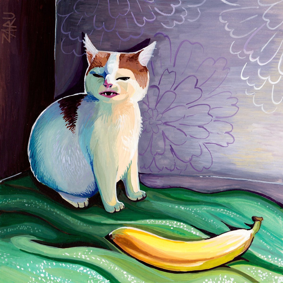 Бананья кошка