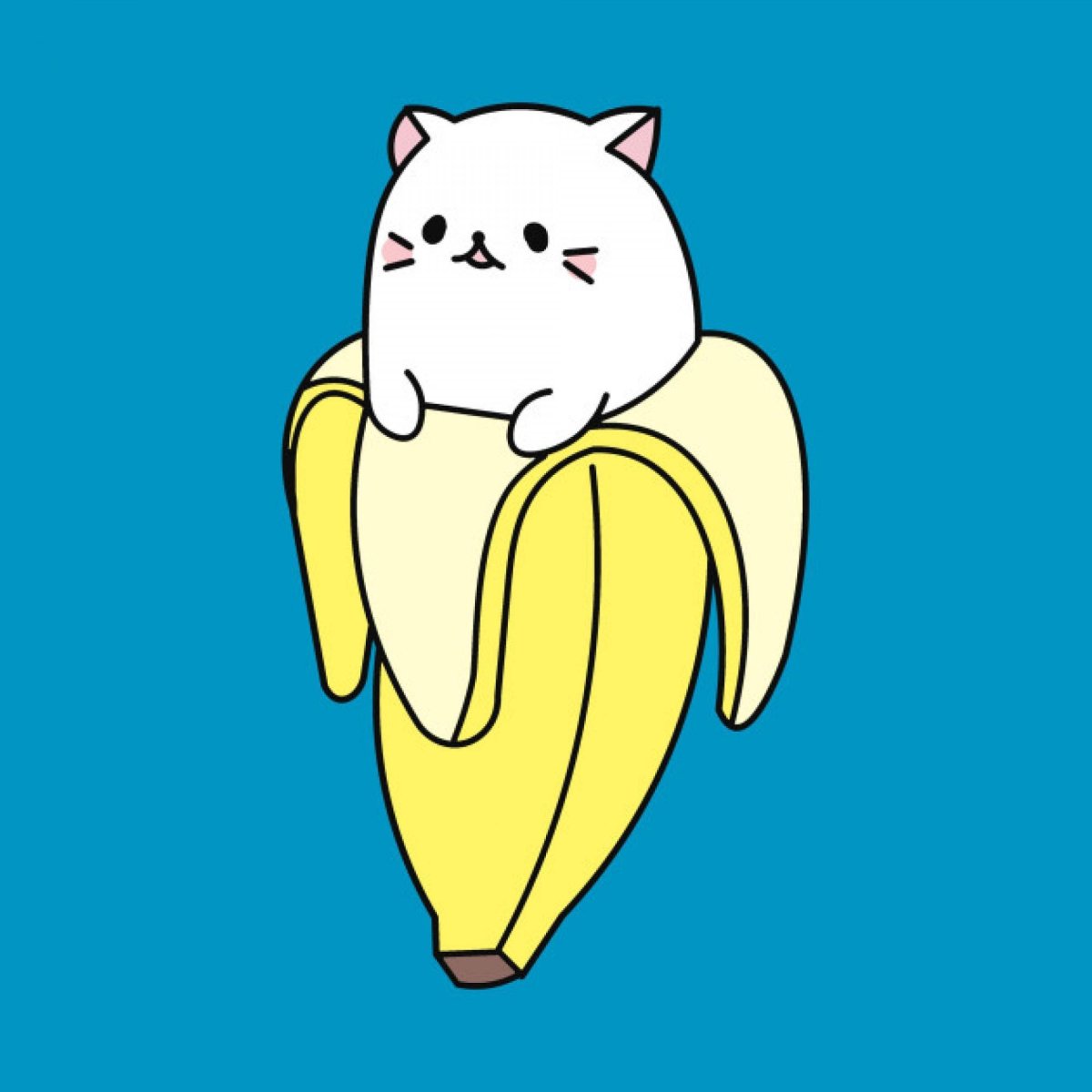 Кот банан