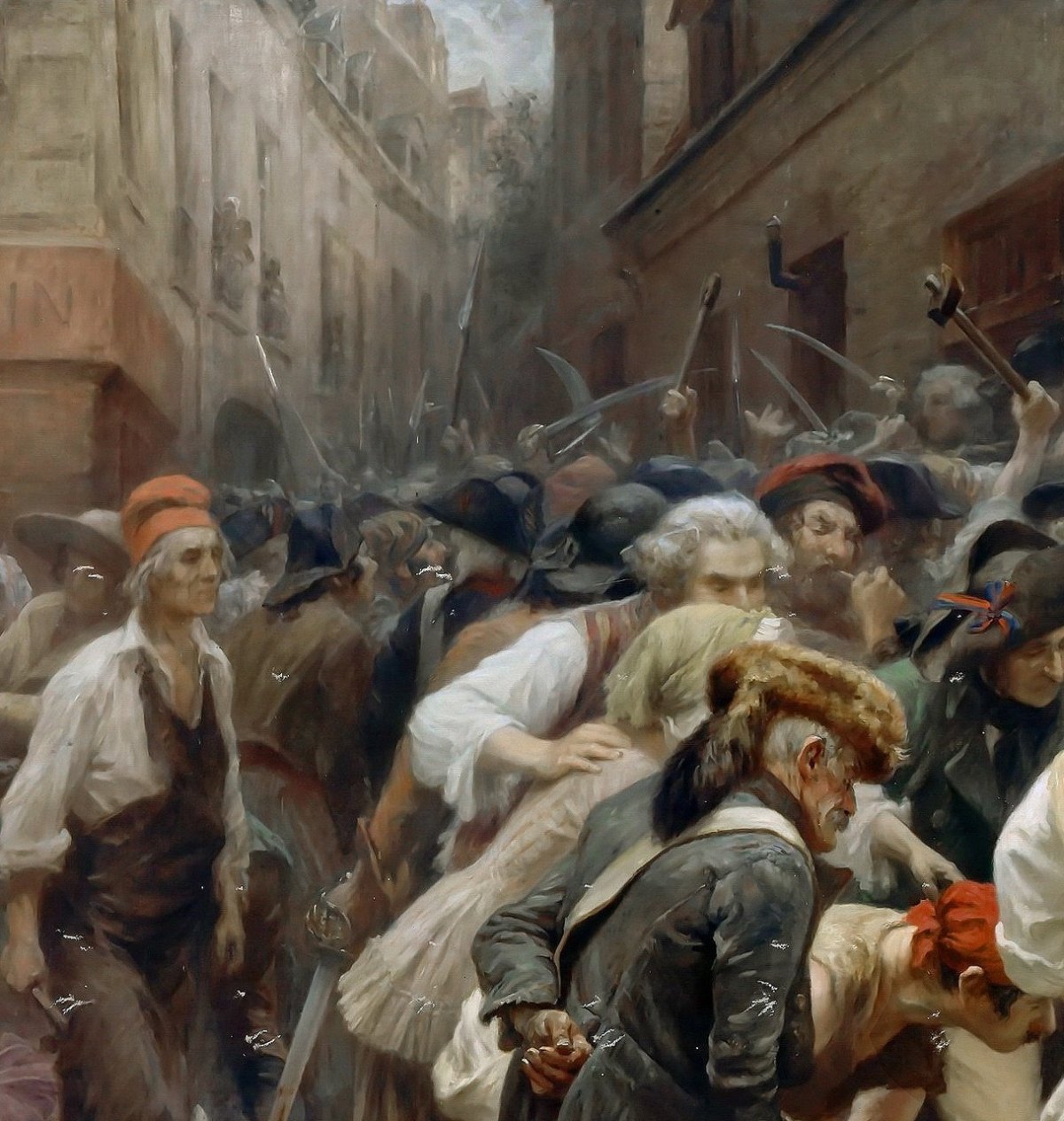 Смерть принцессы де Ламбаль. Leon Maxime Faivre, 1908