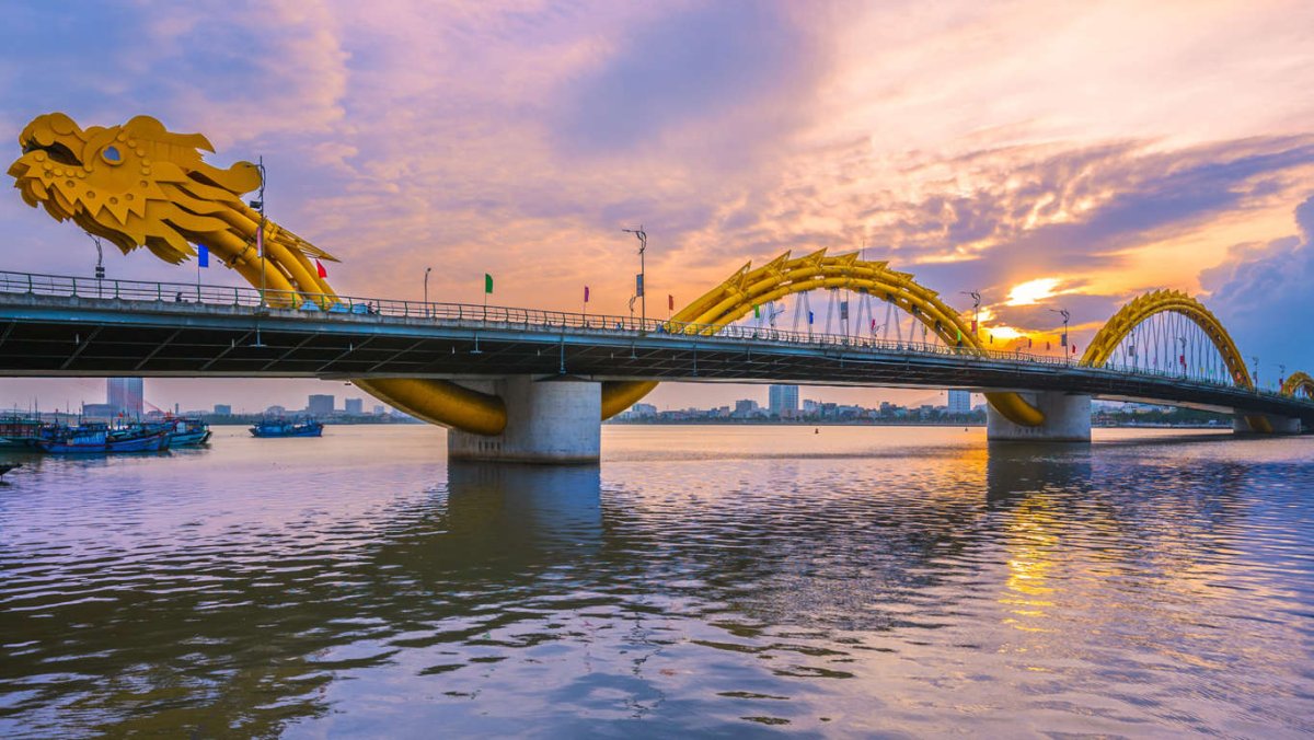 Мост дракона в Дананге