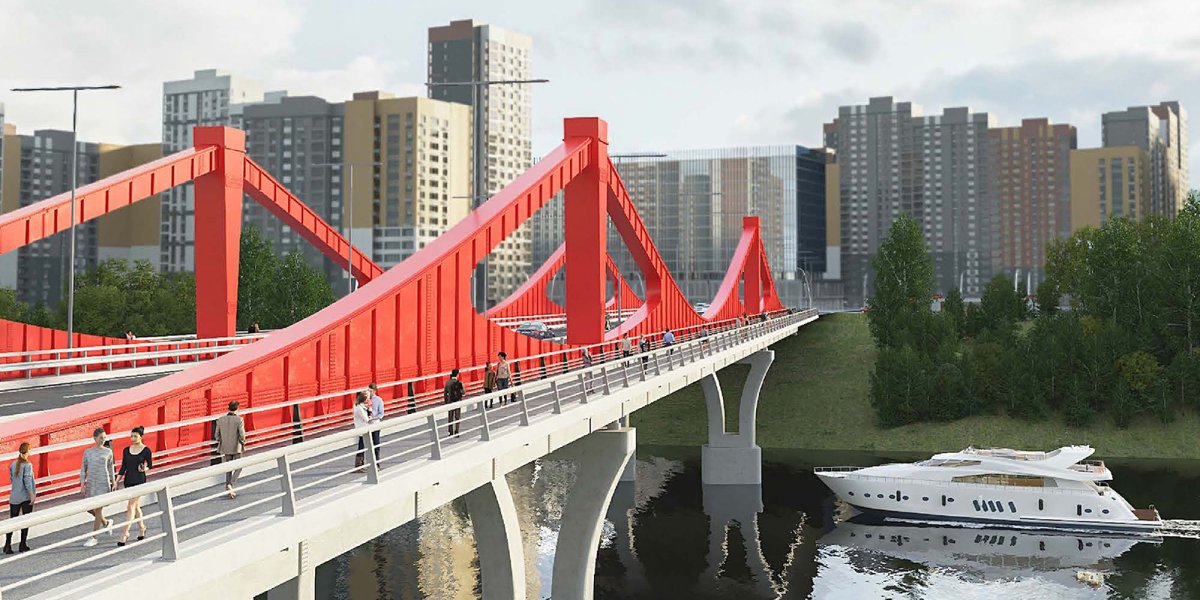 Мост Филевский бульвар Мневники