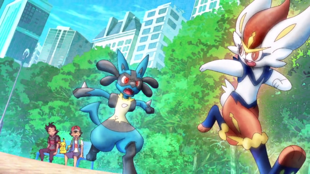 Покемон cinderace Pokemon Journeys