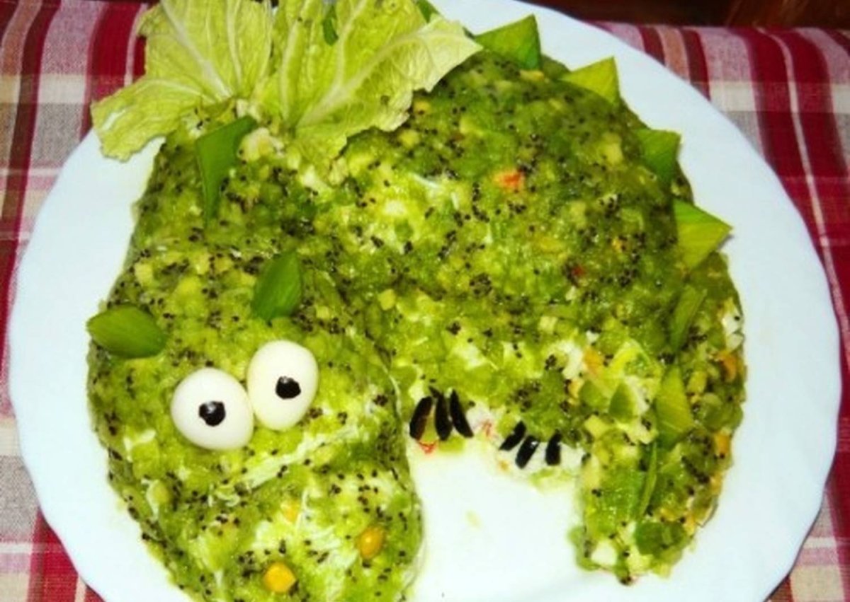 Салат дракон