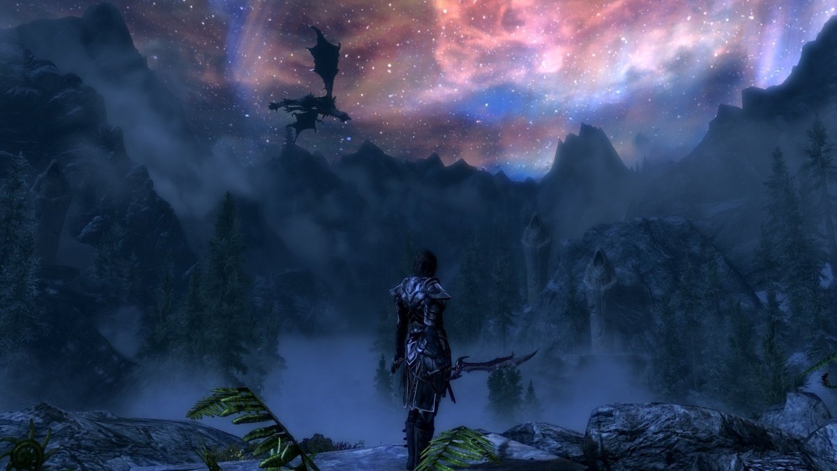 Skyrim небо