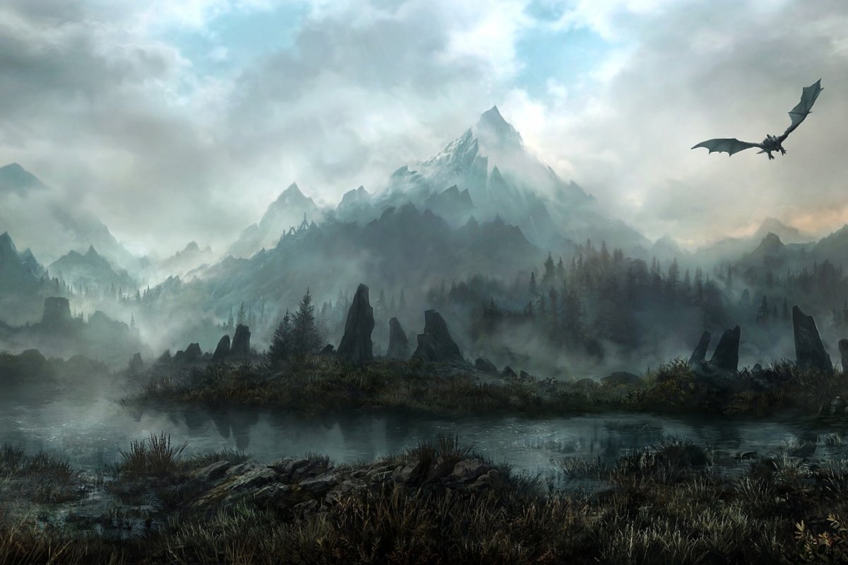 The Elder Scrolls пейзажи