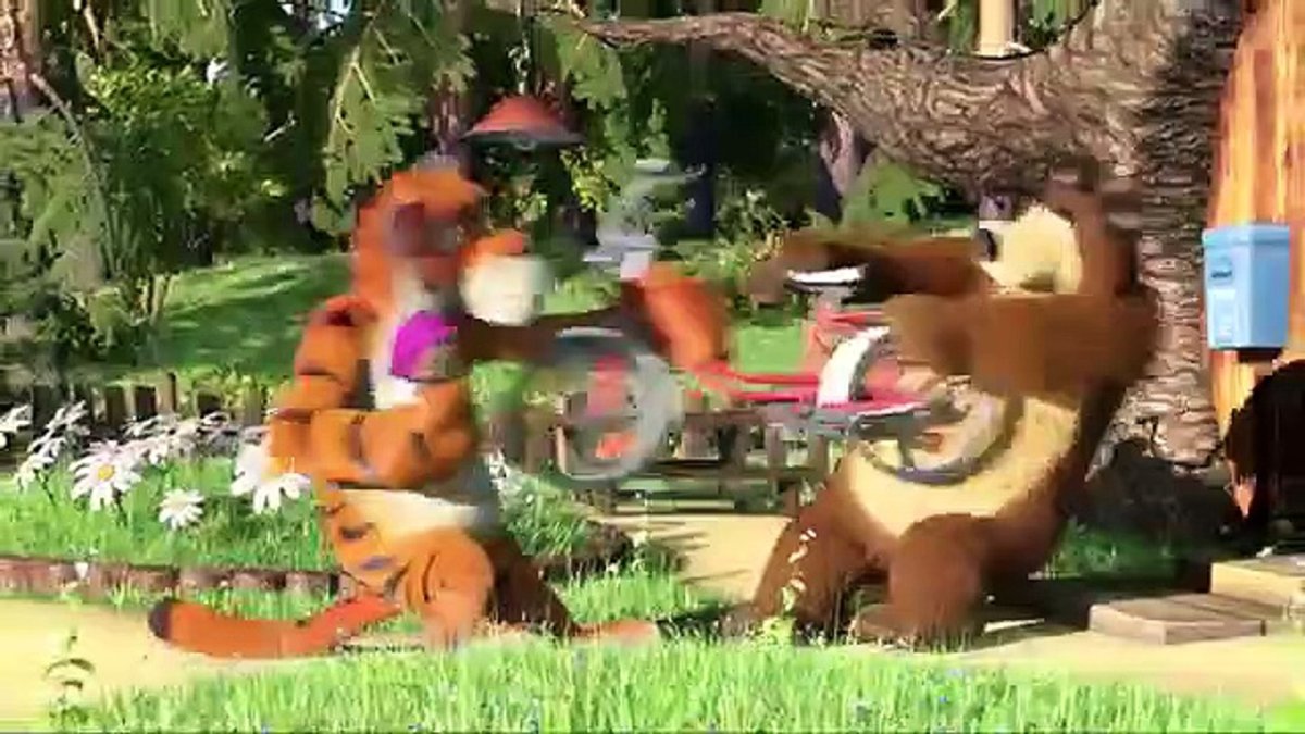 Усатый полосатый Маша и медведь 20