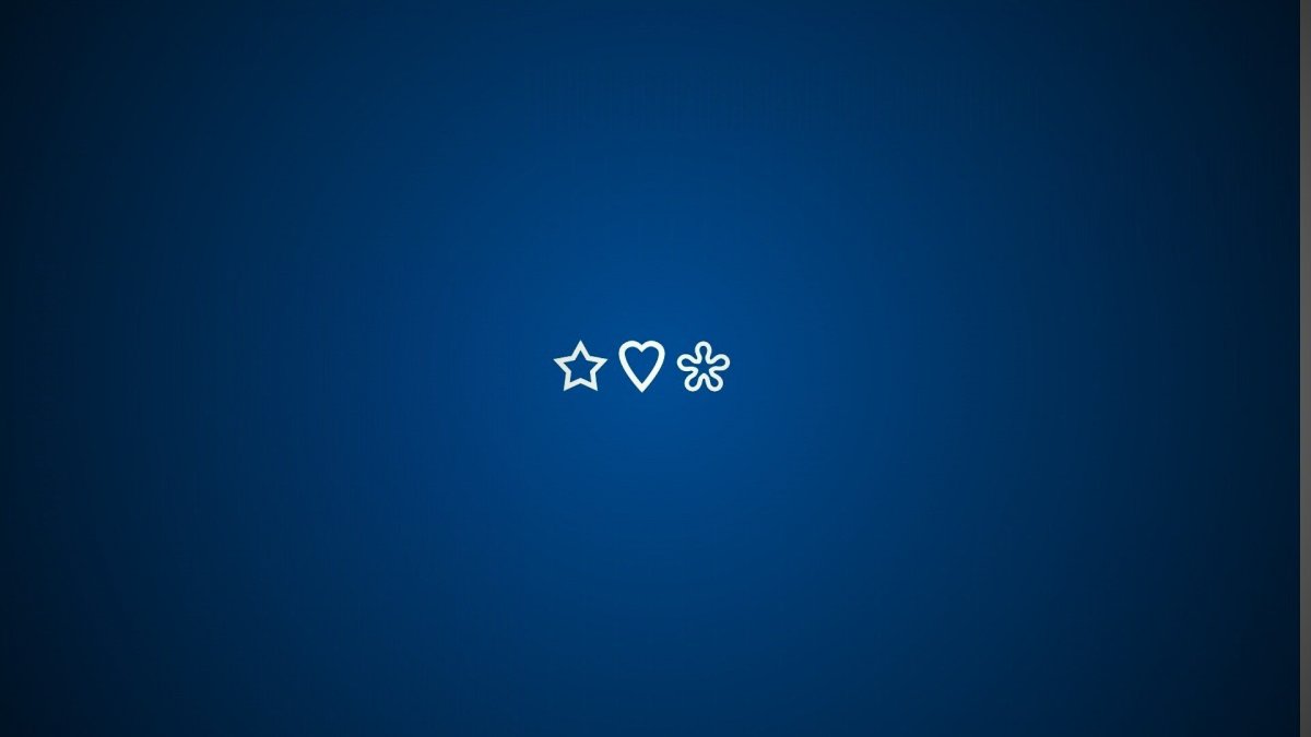 Синие обои Минимализм