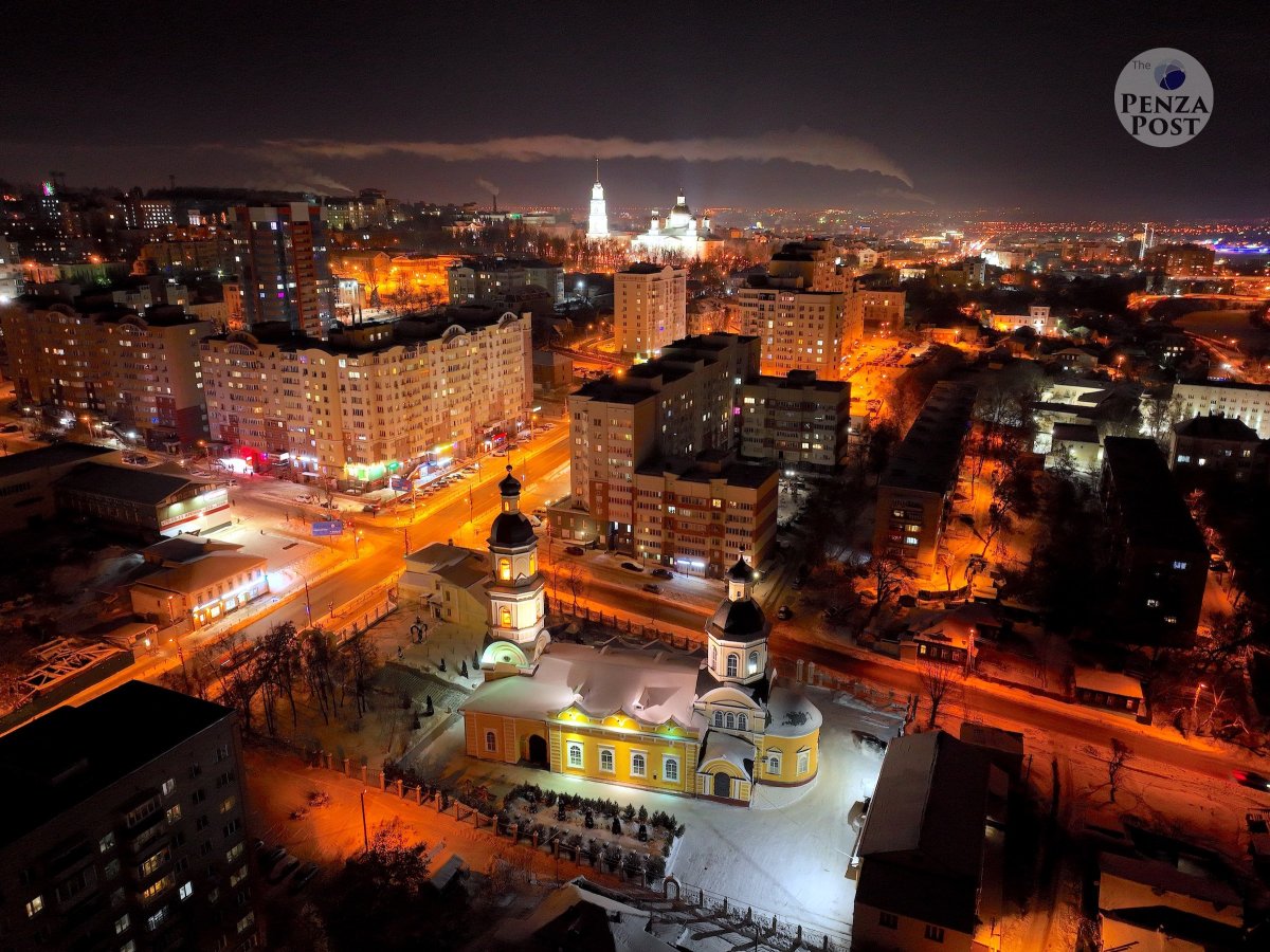 Пенза ночью