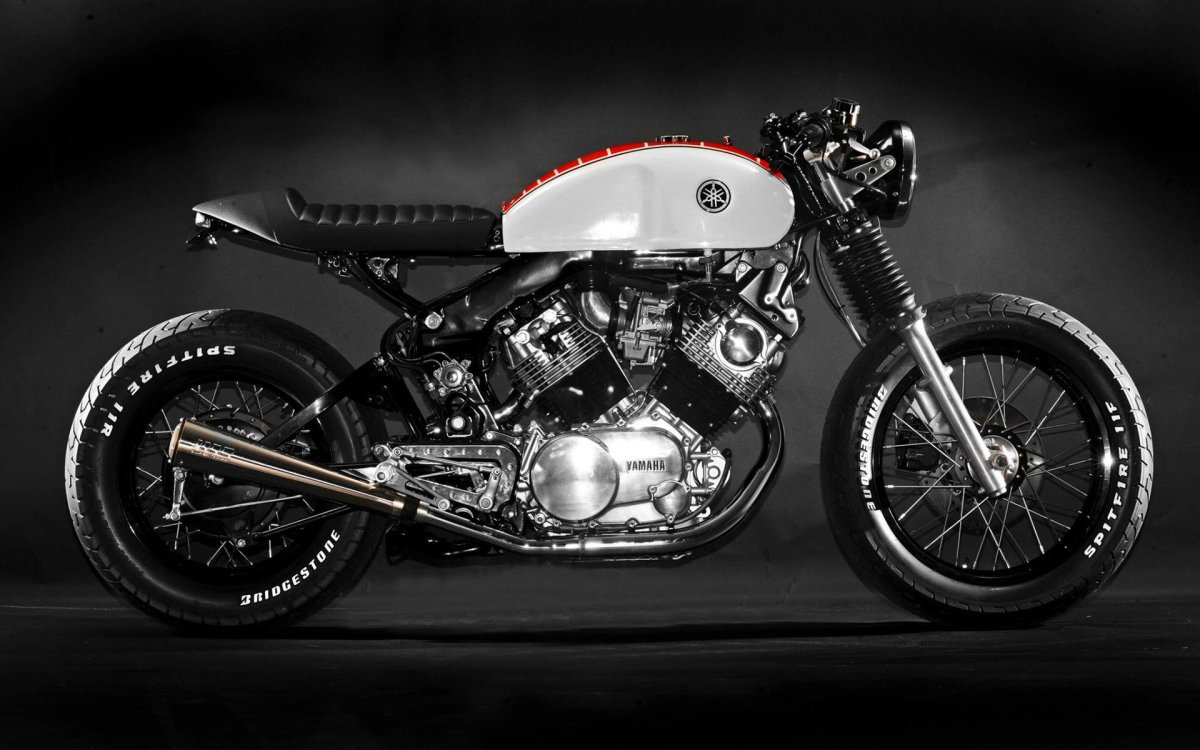 Yamaha v Twin Cafe Racer