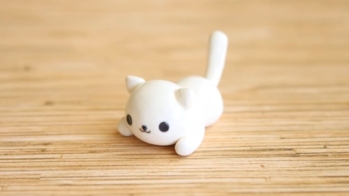 Фигурки из лёгкого пластилина милые