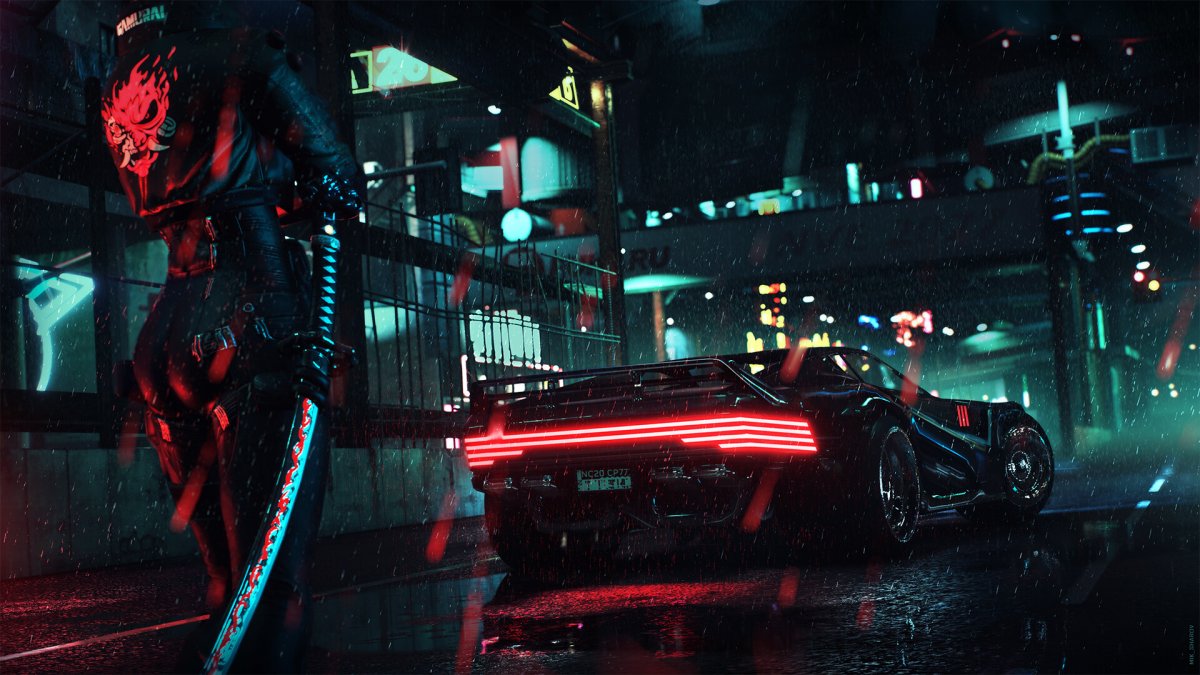 Cyberpunk 2077 автомобили 4k
