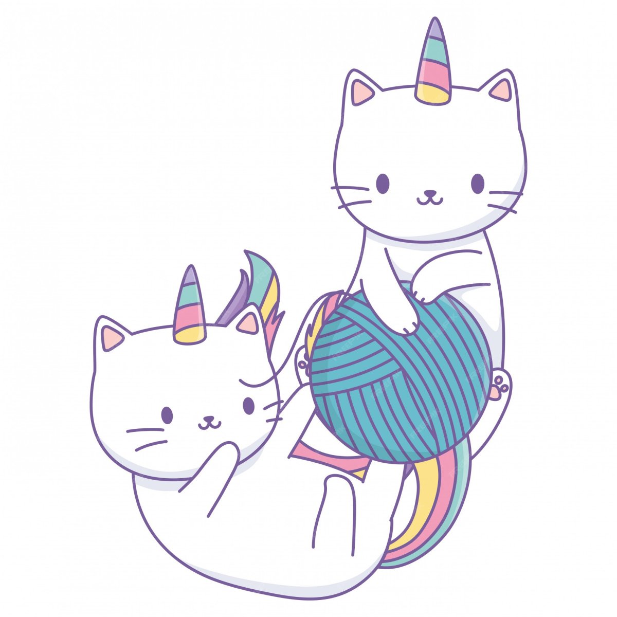 Кошка Единорог из мультика