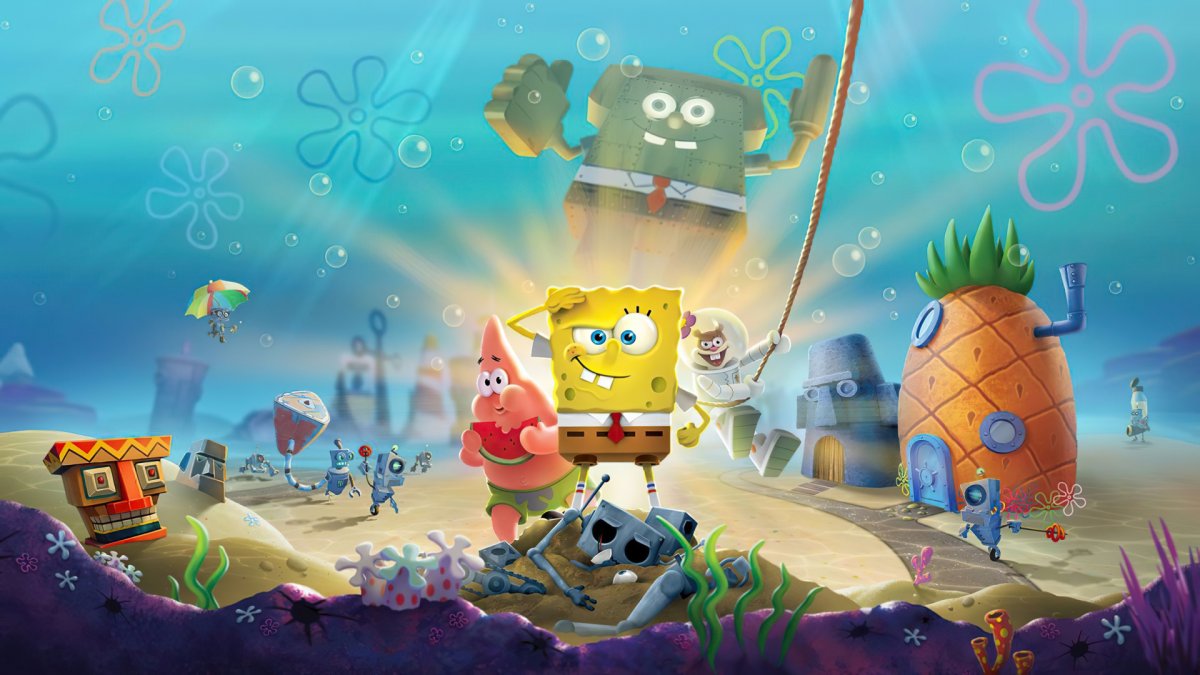 Игра губка Боб Battle for Bikini bottom rehydrated