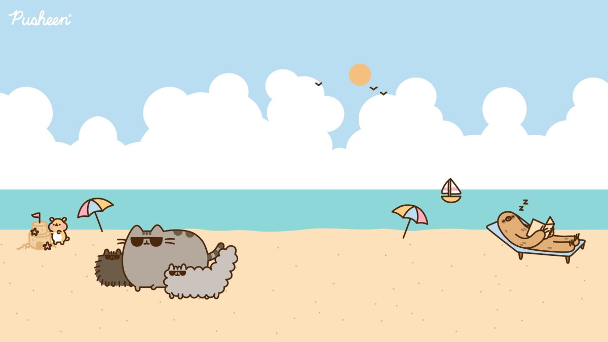 Pusheen фон