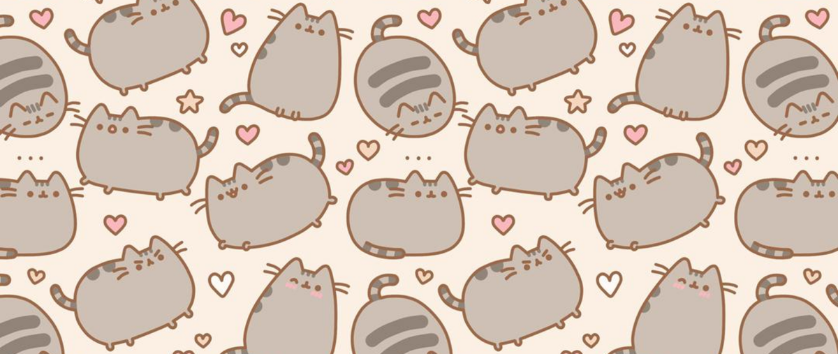 Фон с котиками мультяшными