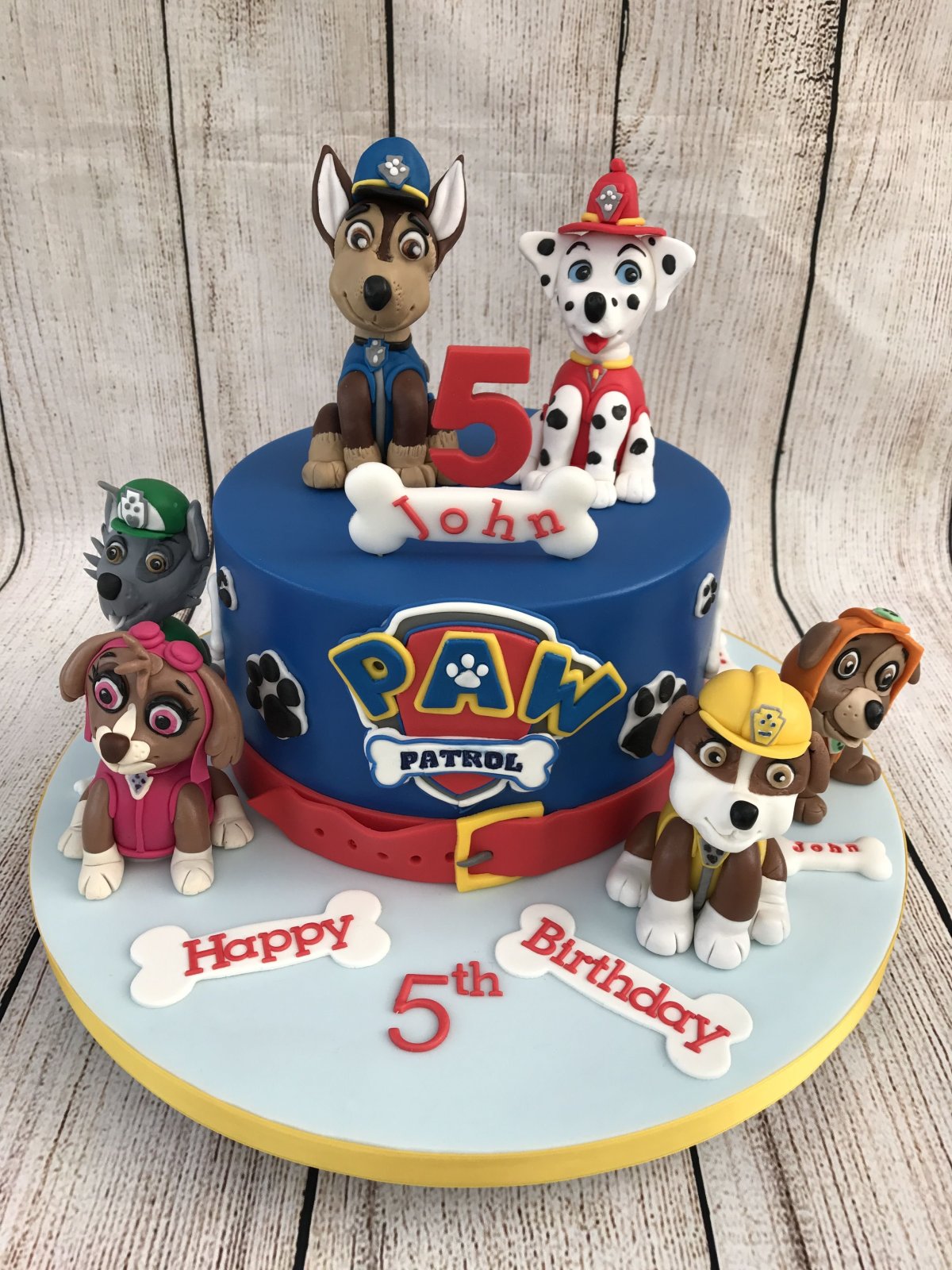 Торт Щенячий патруль для мальчика 5 лет