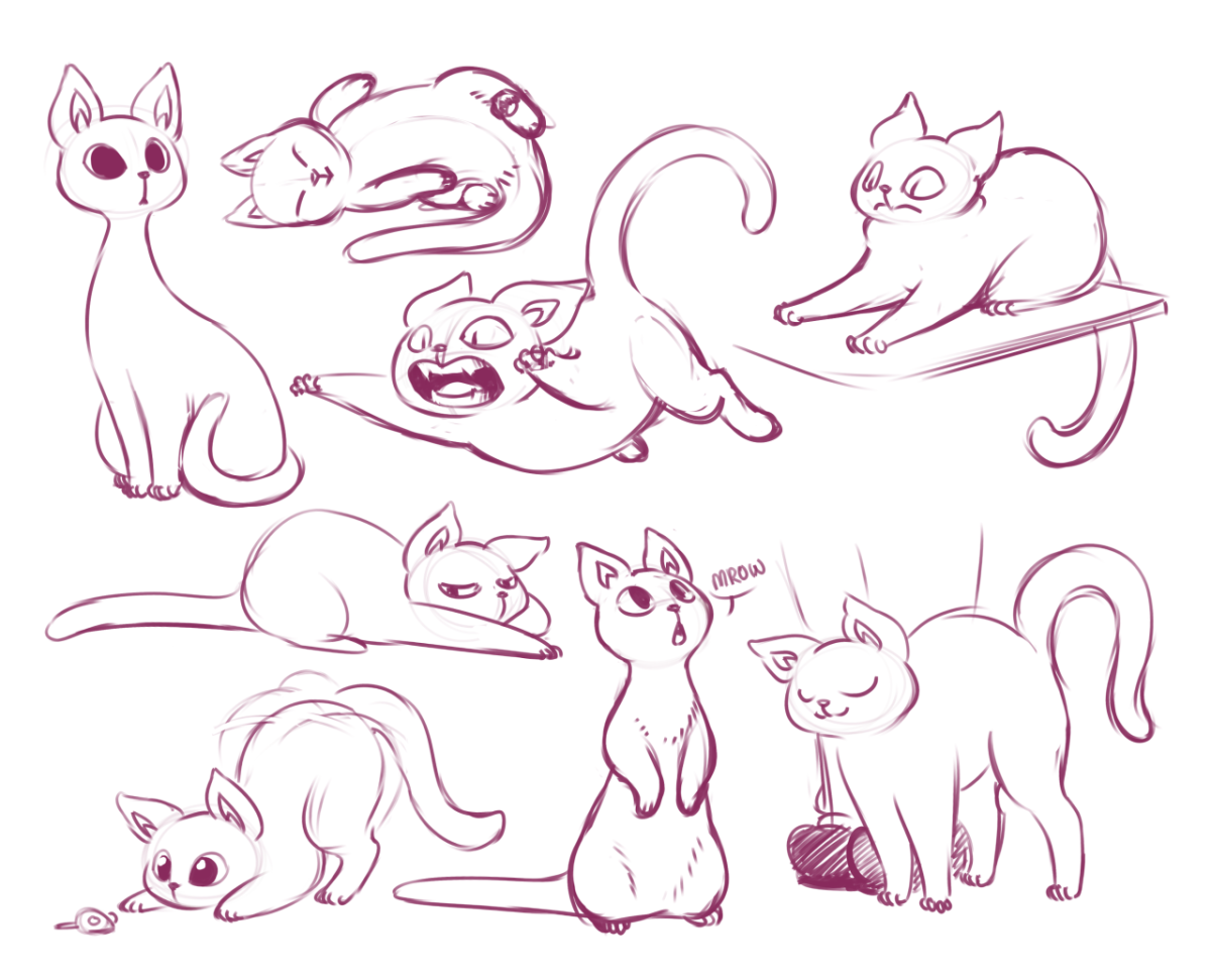 Кошка референс