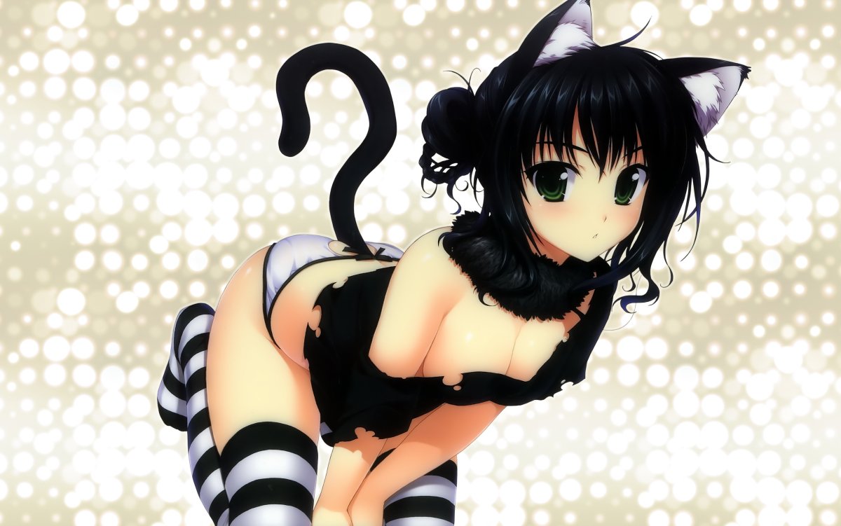 Anime girls hot Neko