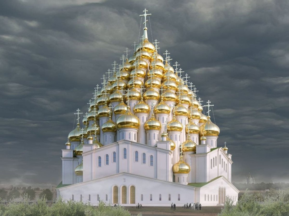 Храм 320 куполов в Питере