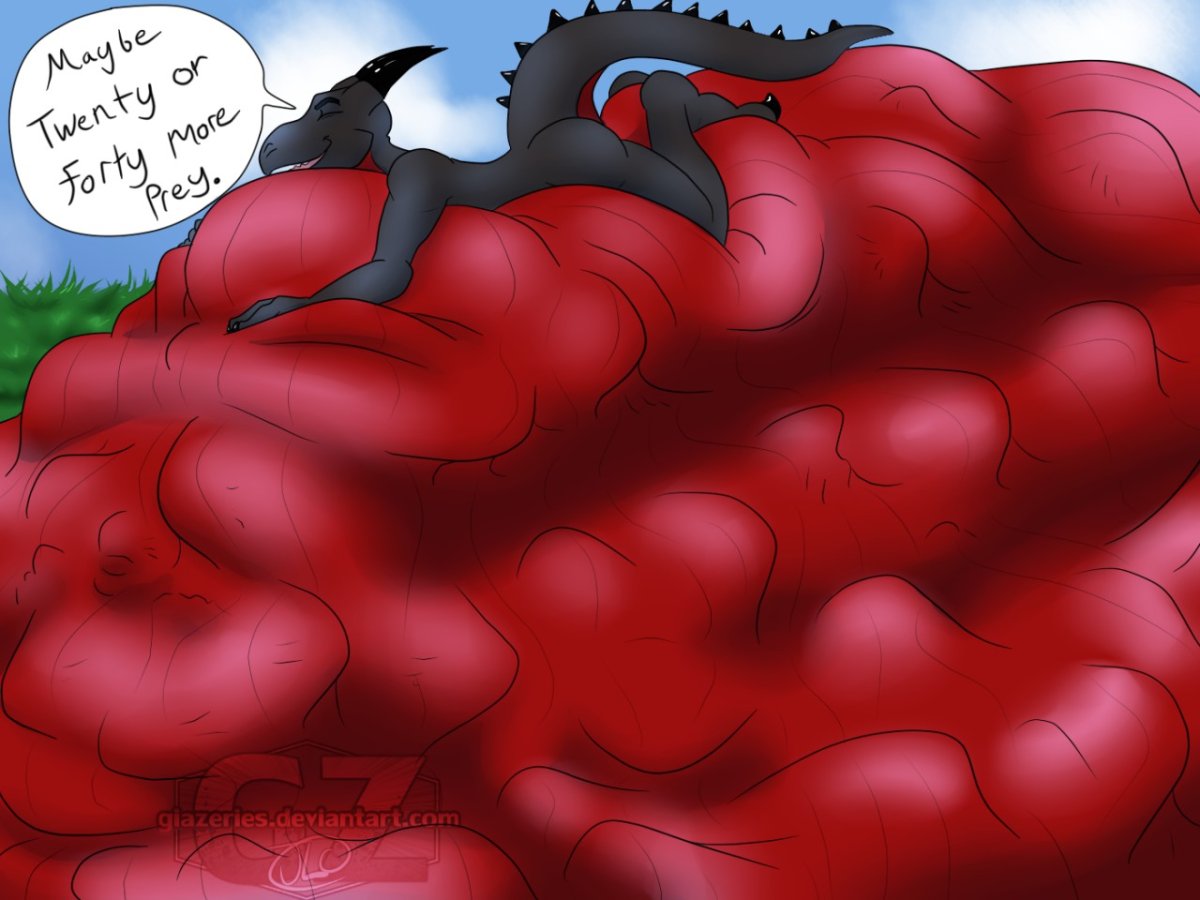 Жирный дракон Vore