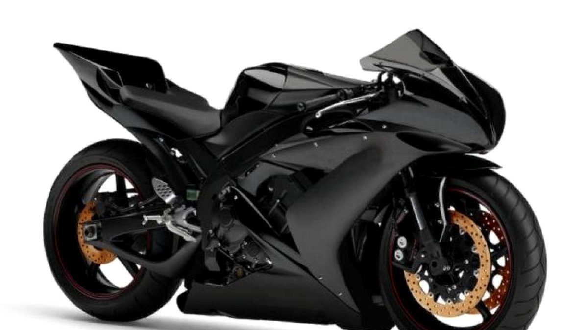Спортбайк Yamaha r1 чёрный