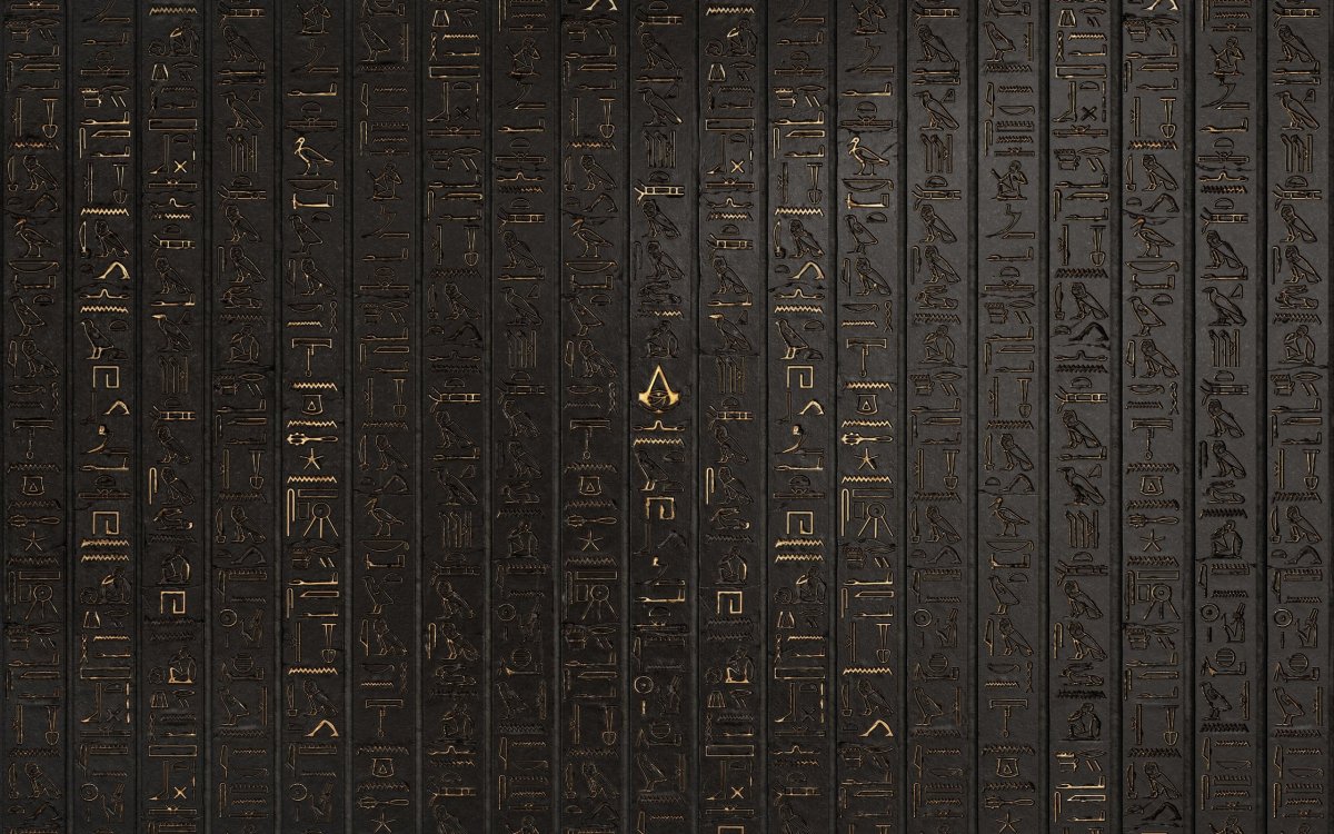 Assassins Creed Origins иероглифы на пирамиде
