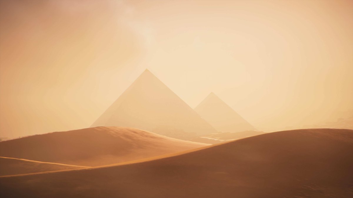 Assassins Creed Origins пирамиды Гизы