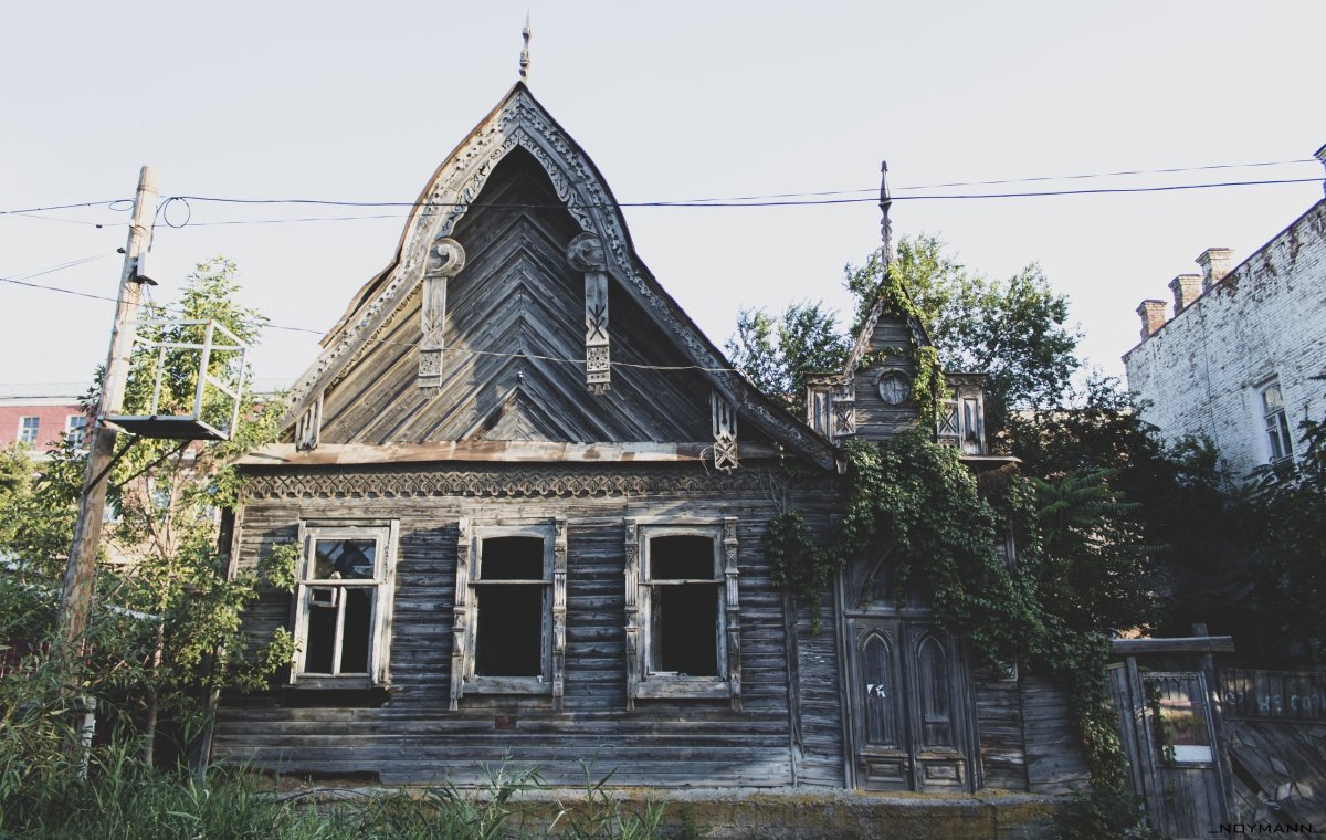 Деревянные здания улица Бакинская Астрахань