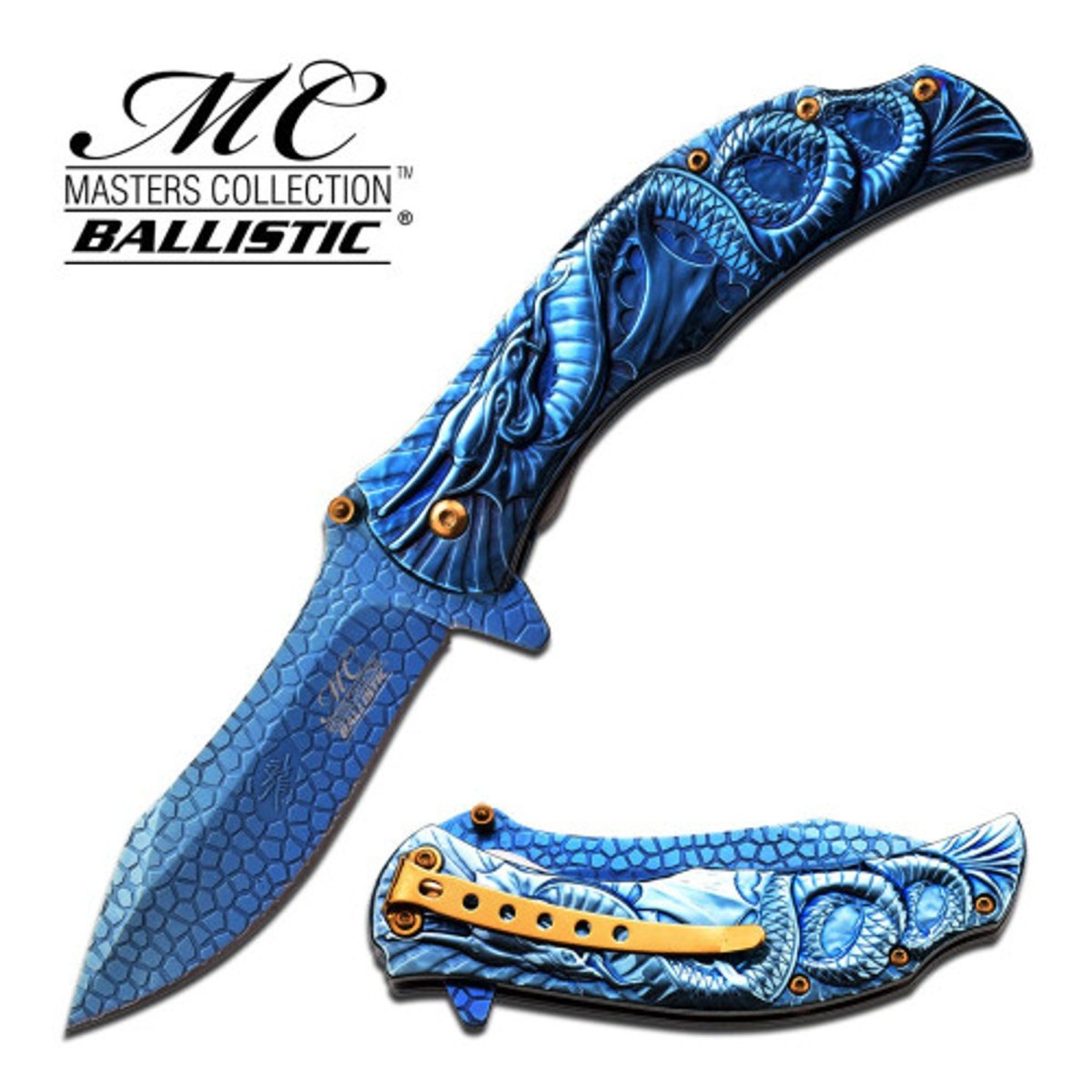 Нож раскладной Frost Blue Dragon