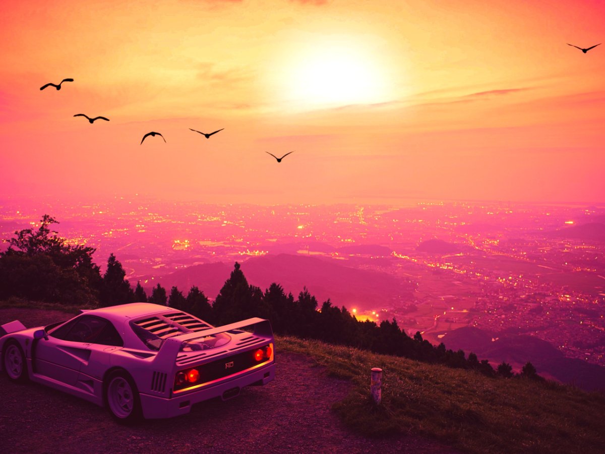 Ferrari f40 Neon