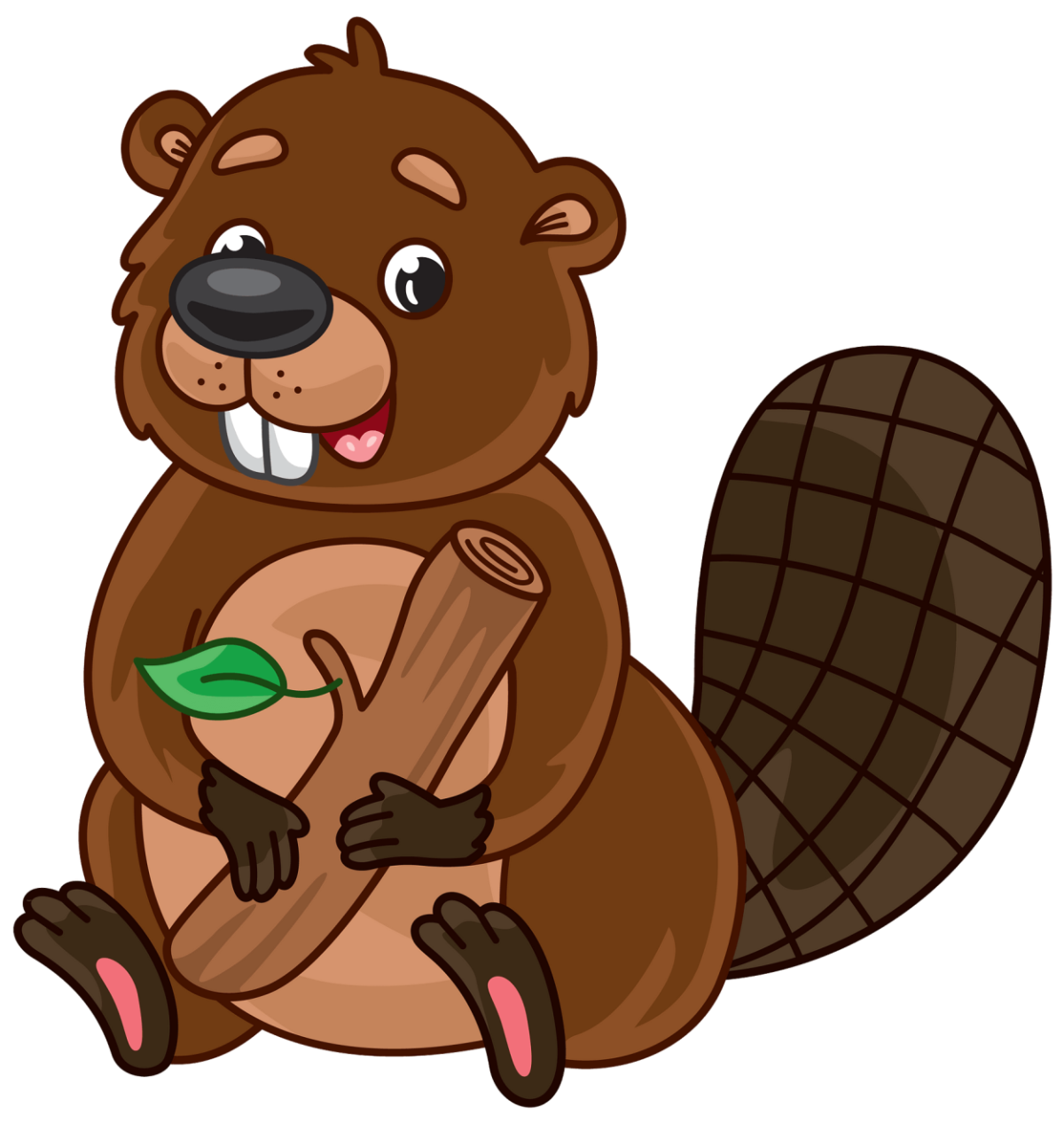 Бобер рисунок