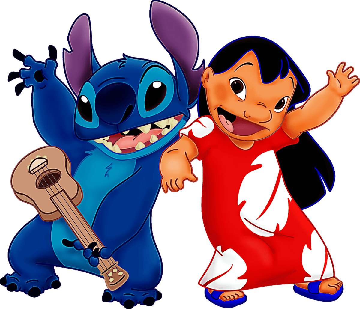 Герои мультика Lilo и Стич